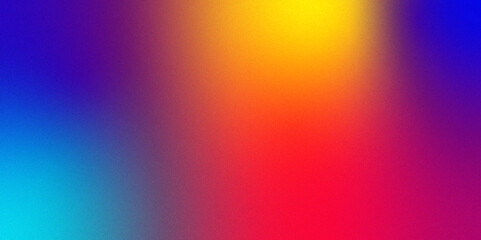 Abstract gradient rainbow color and light colorful background. gradient background with grainy texture. Smooth transitions of iridescent colors. Blurred colored abstract background.	