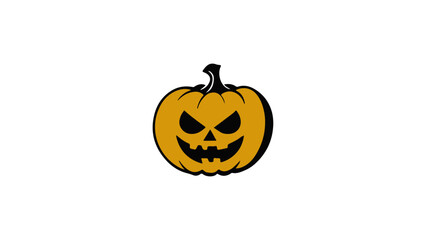 spooky pumpkin vector illustration