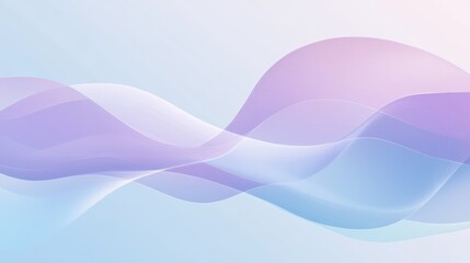 Fototapeta premium A soothing gradient from pastel blue to lavender, offering a clean and minimal background