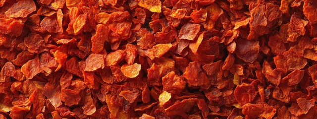 Texture of sweet smoked paprika.