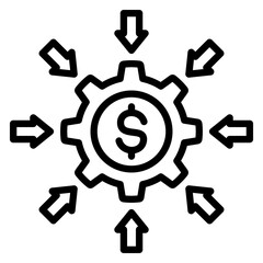 Concentrate Outline Icon