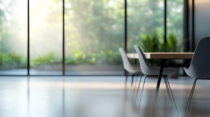 Fototapeta premium Stylish Office Interior with Natural Light