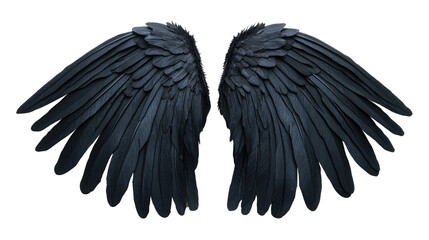 angel wings isolated on white background