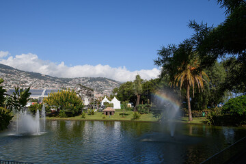 Santa Catarina Park in Funchal: It is one of the most frequented green parks in the capital of...