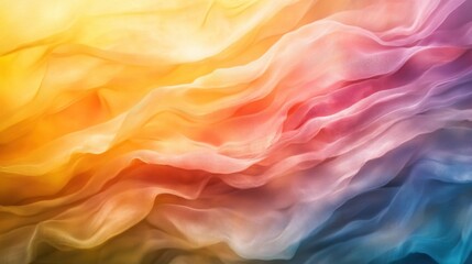 Obraz premium A stunning display of vibrant colors blends seamlessly, forming an abstract landscape that captivates with its dynamic movement and creative energy, inviting viewers to explore its depths.