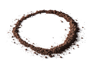 Dark Brown Sail forming a Circle Transparent PNG