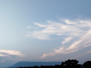 Fototapeta premium sunset over the clouds