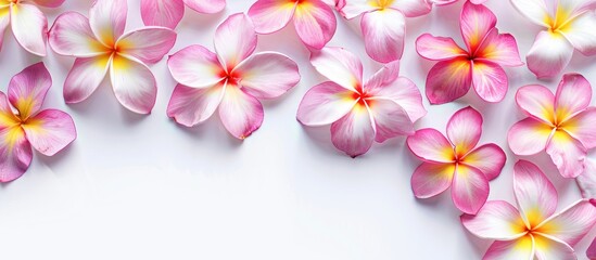 Plumeria Flowers So Beautiful On White Background