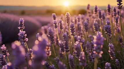 Fototapeta premium flower lavender violet summer