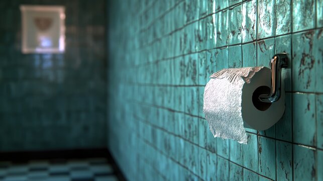 Toilet paper ran out at the worst possible time creating an awkward situation in the restroom