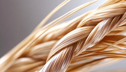 Close-up of Braided Grain