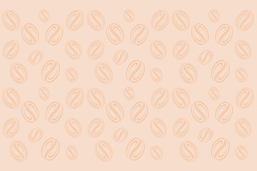 Patren abstract coffee beans background.
