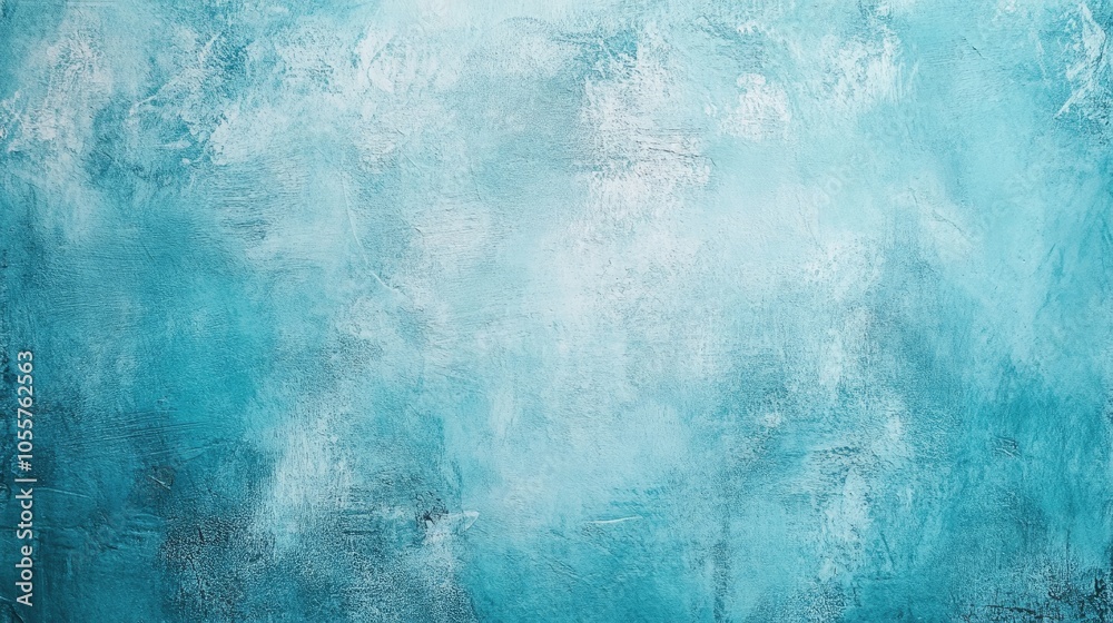 Poster Soft pastel blue low contrast concrete textured background Vibrant empty wall texture providing ample space for text overlay and mockups 2023 2024 color trend