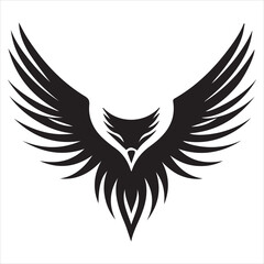 Logo modern american freedom on white background logo style minimalism eagle

