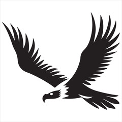 Logo modern american freedom on white background logo style minimalism eagle

