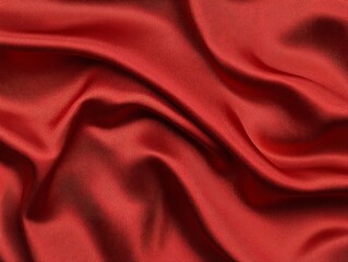Obraz premium Red Silk Drapery