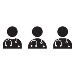 User Icon set. Person sign, people icon.