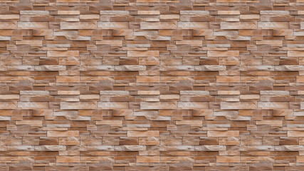 Modern Brown Stone Wall Texture Pattern 