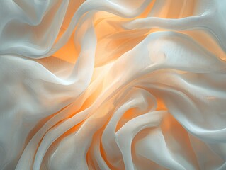 Obraz premium White Silk Texture