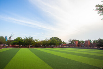 Majalengka district square, West Java, Indonesia. Public open space, a place for gathering and activities for the people of Majalengka district.