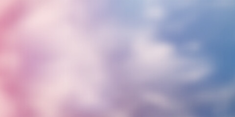 Colorful Abstract Blurry Gradient Texture - Wide Scale Background Creative Design Template - Cloud-like, Smoke-like, Mottled Vector Background