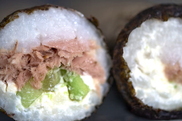 A beautiful and delicious selection of skillfully prepared sushi rolls