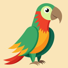 illustration of a parrot