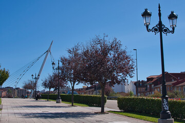 Naklejka premium La Florida, Oviedo, Asturias, España, Spain