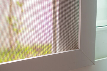 mosquito net wire screen on house window protection against insect