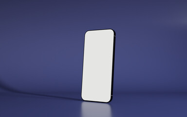 screen phone model for promotion smartphone mockup for sale side view on blue background.jpg