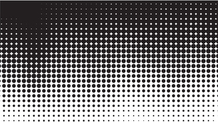 abstract gradient halftone dots background Pop art template texture