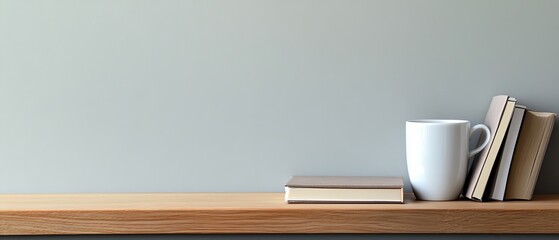 Mug on a desk mock up