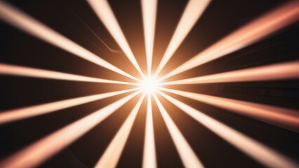 Radiant Light Beams in a Dark Room