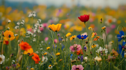 field of flowers