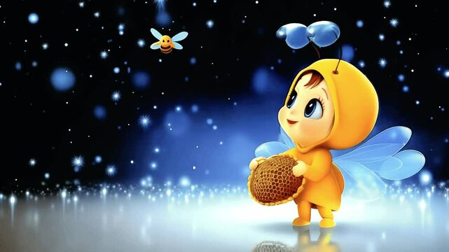 Animated cartoon featuring objects and animals, with bright colors and fast movements.