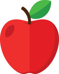 Apple vector art illustration eps