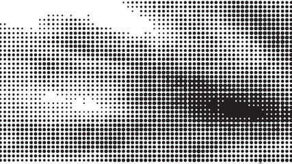 abstract gradient halftone dots background Pop art template texture