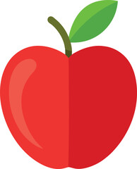 Apple vector art illustration eps