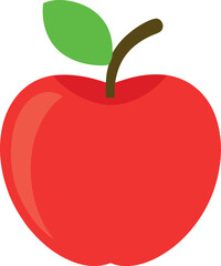 Apple vector art illustration eps