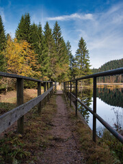 Short hike to Lake of Lispach, in the Vosges (France)
