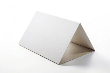 Pyramid Paper Table Card Horizontal. 