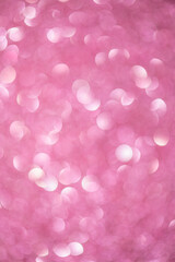 Shiny pink glitter background, blurry sparkling lights texture, perfect for backgrounds, textiles, wallpapers