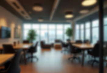 motion blur background of modern office interior design contemporary workspace for creative business defocus long exposure shake jerk