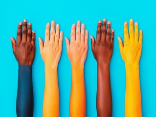 Diverse Hands Reaching Together for Inclusion