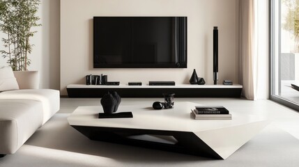 Modern Living Room Interior Design with Minimalist Decor