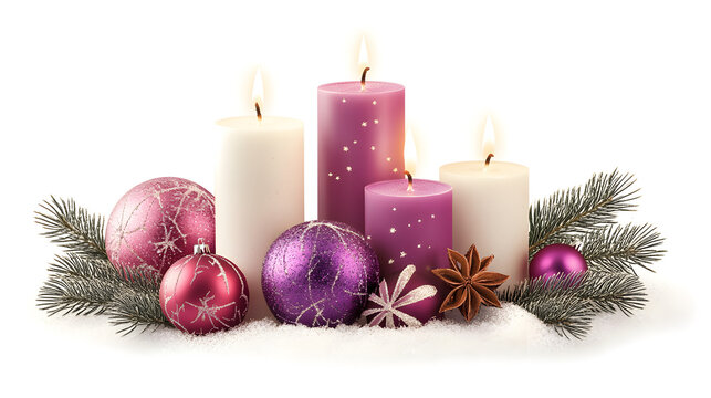 una corona de adviento tradicional religiosa catolica fechas de fiestas decembrinas esperando la llegada de la navidad 