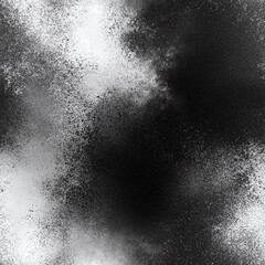 Obraz premium Black and White Gradient Texture with Speckled High Contrast Design for Backgrounds