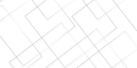 Obraz premium Abstract seamless random geometric white, gray square lines pattern on a transparent background design. abstract background with luxury geometric random chaotic lines. squares and triangle line.