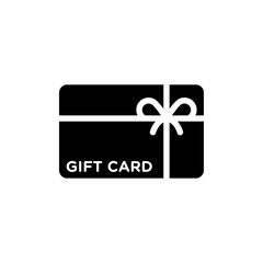 Gift card icon logo sign set vector outline