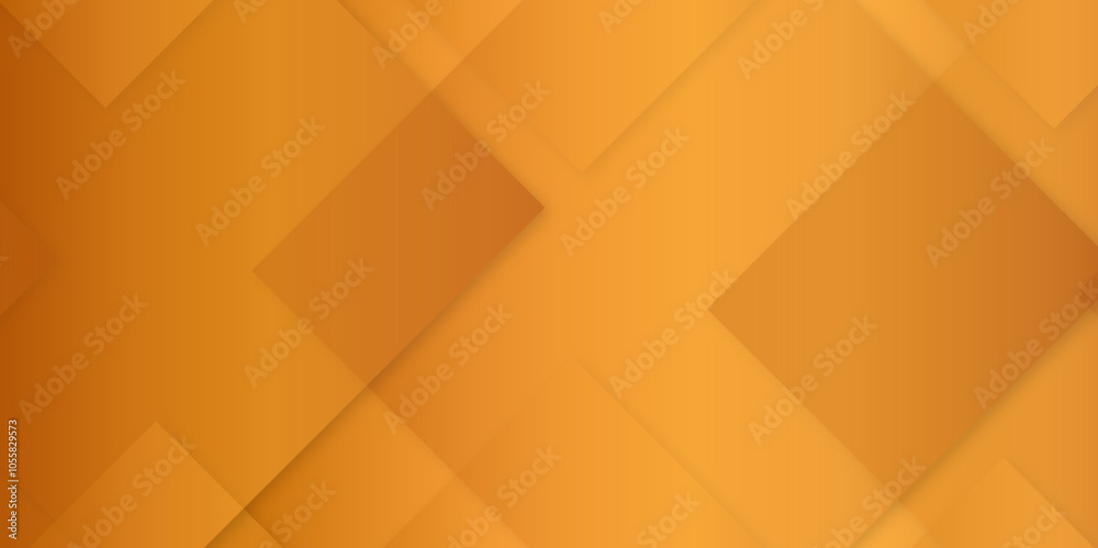 Poster abstract modern orange and golden pattern geometric luxury gradient line background random square sh